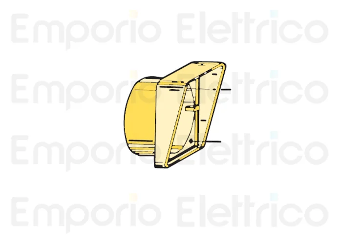 fadini ricambio contenitore fotocellula per difo 33 3301