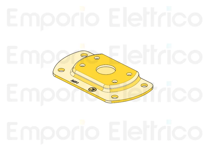 fadini ricambio piastra in metallo di fissaggio colonnetta per fit 55 55018