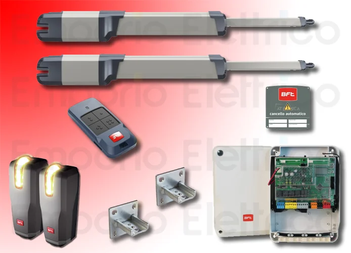 bft kit automazione kustos cancelli a battente 24v kit kustos bt b25 smart kit r935361 00002 2614870