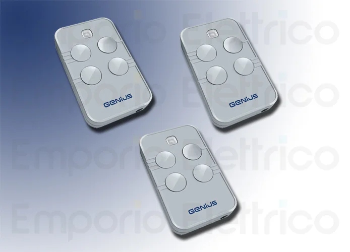 genius 3 telecomandI 4 canali 868mhz jlc kilo tx4 787035 (ex 6100333)