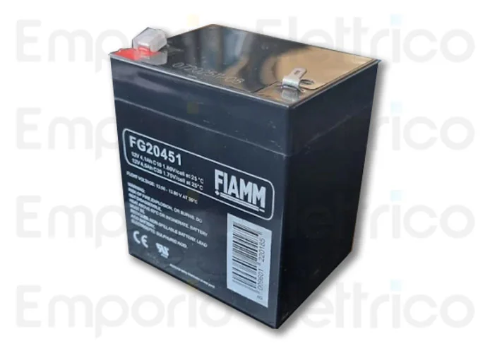 batteria ricaricabile ermetica piombo 12v - 4,5ah