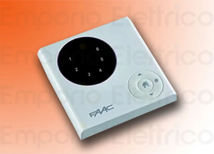 faac trasmittente murale 6 canali 433 mhz t-mode tm xt6m 132121