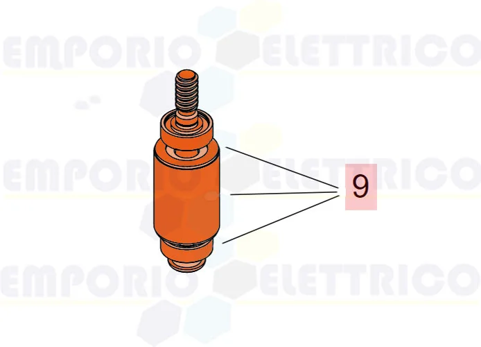 faac ricambio rotore 412-bat 746028