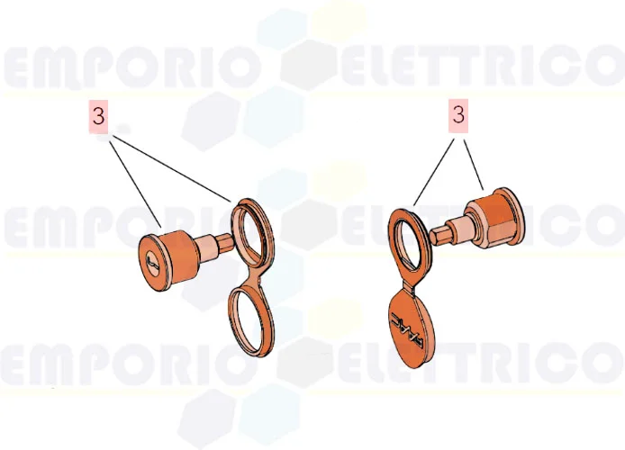 faac ricambio doppia serratura univ. sbl. idr. 63002615