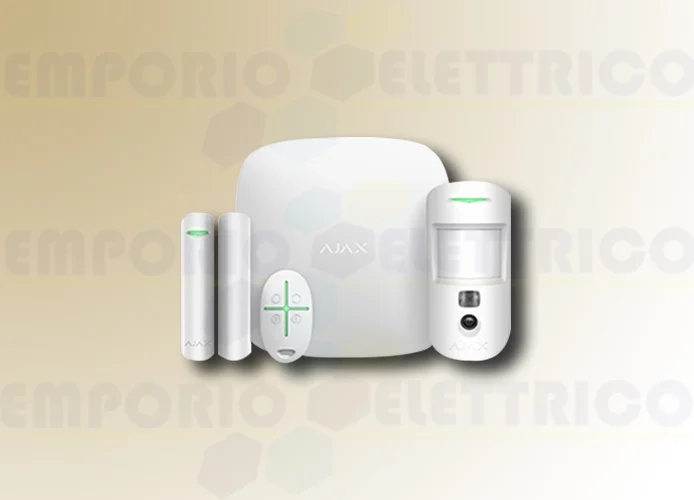 ajax starterkit cam plus wireless bianco 38174