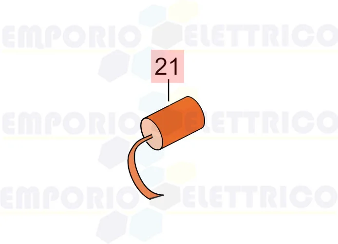 faac ricambio cnd pp mlr 25 prl 12,5mf 400v 76012515