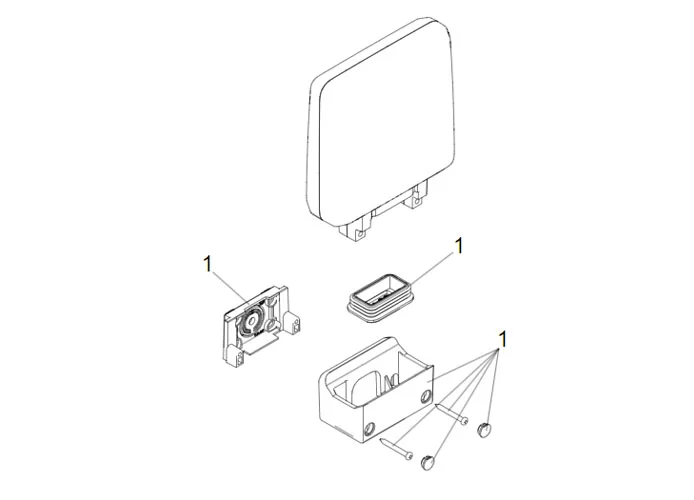 faac pagina ricambi per xled