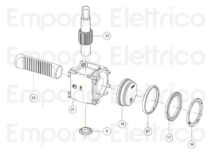 fadini ricambio stantuffo completo per aproli 380 lb 380131