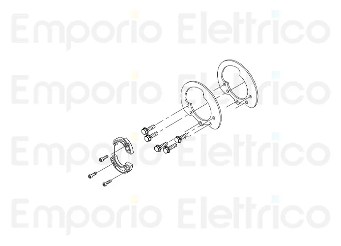 fadini ricambio gruppo componenti albero inox per bayt 980 97371