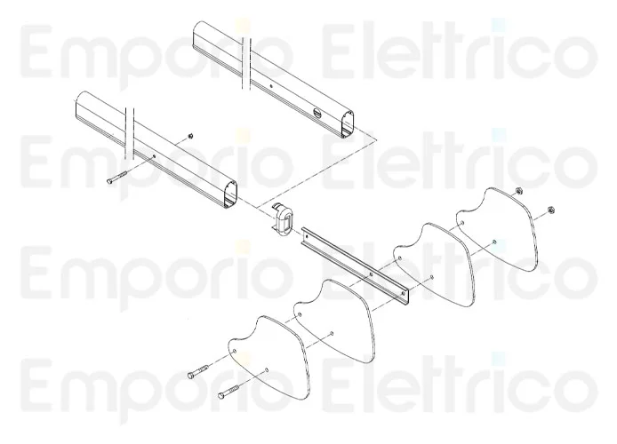 fadini kit contrappesi in acciaio zincato 4 pz per bayt 980 1965l