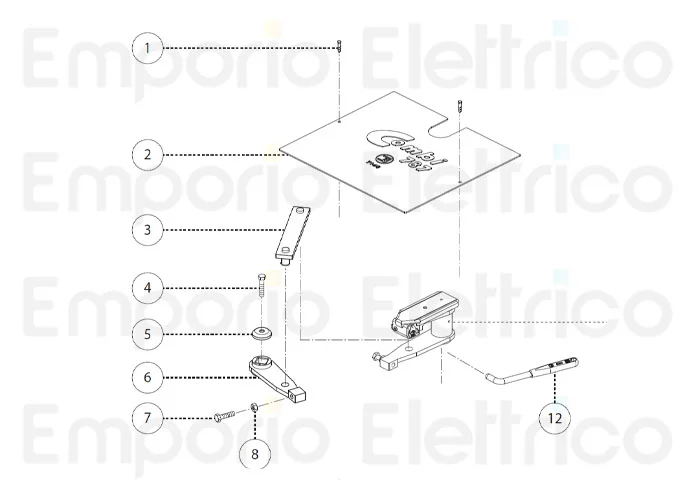 fadini ricambio vite m12x40 te di fermo anta per combi 787 78707