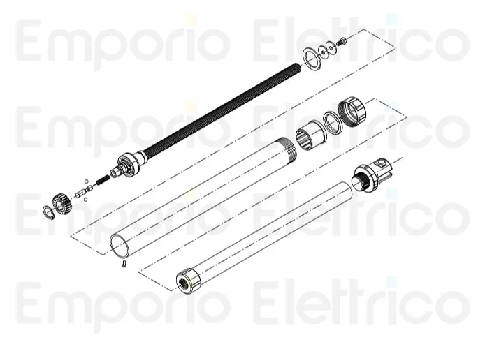 beninca ricambio vsf+albero x bill50m/ma con fermo 9688179