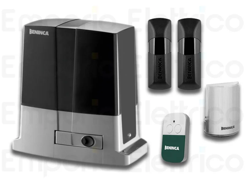 beninca kit automazione per cancelli scorrevoli 230Vac kbull6m 9b happy 2va 959004076