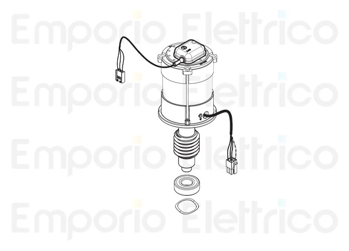 fadini ricambio motore completo 230 v - 0,5 cv con encoder 650122