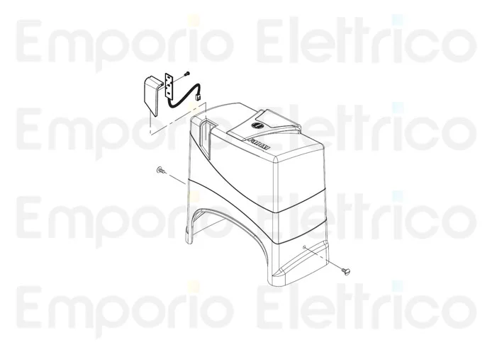 fadini ricambio cofano di copertura con lampada a led 650124