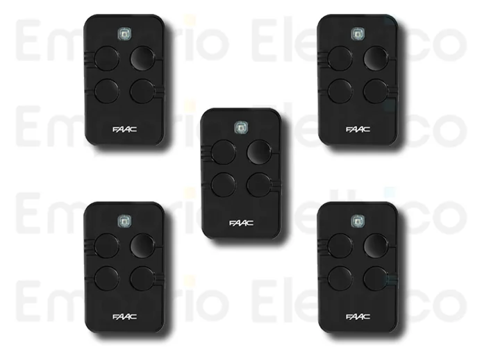 faac 5 trasmittenti 4 canali xto4 slh-sl-ds-rc 433mhz 787033 5