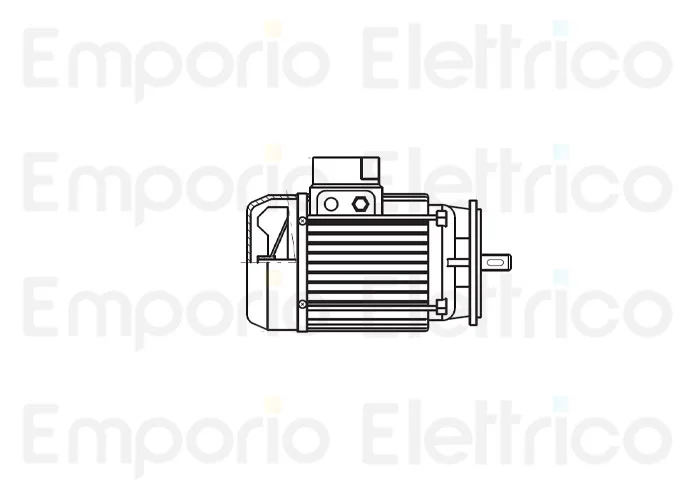 fadini ricambio motore elettrico trifase ventilato con freno cv 1,5 200195
