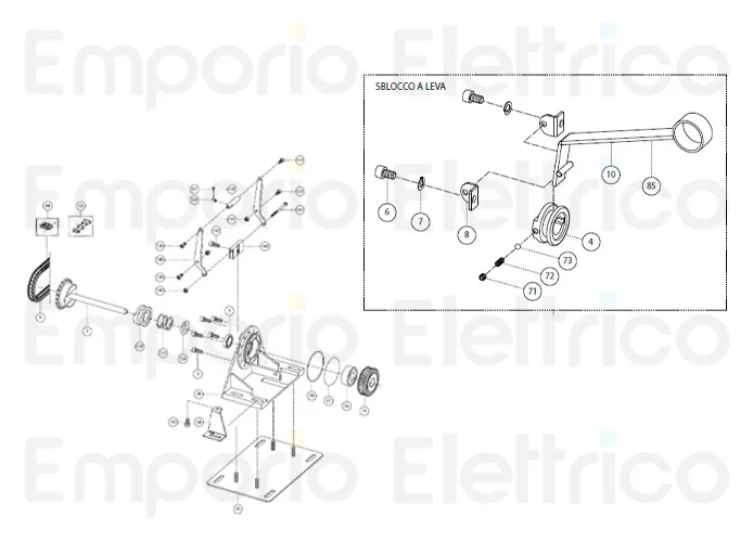 fadini ricambio giunto a cursore 31004