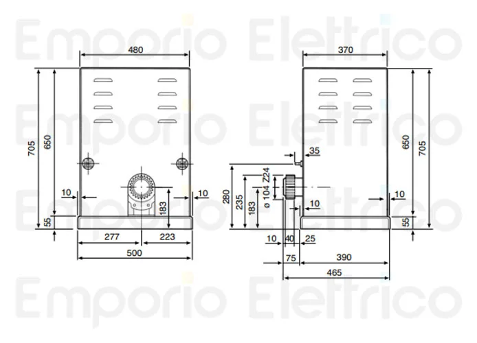 fadini pagina ricambi per fibo 400