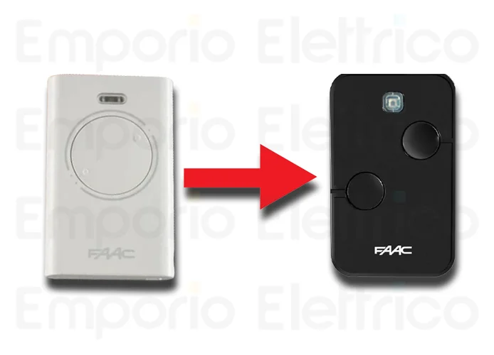 faac 15 trasmittenti 2 canali xto2 slh-sl-ds-rc 433mhz 787032 15 (ex code 787007)