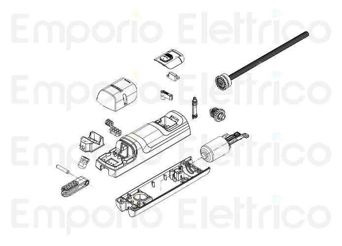 beninca ricambio chiave sblocco sam-tom logo beninca 968602650