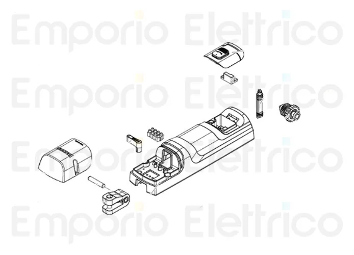 beninca ricambio ingranaggio sblocco assiemato bob face 9686820