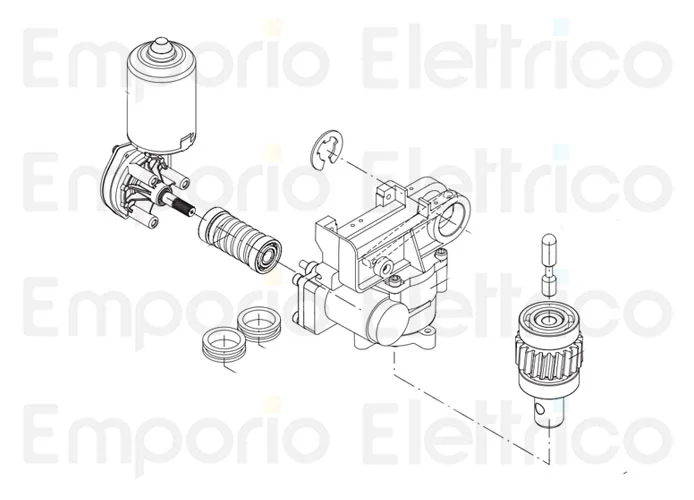 beninca ricambio carter per riduttore x ben 9686481