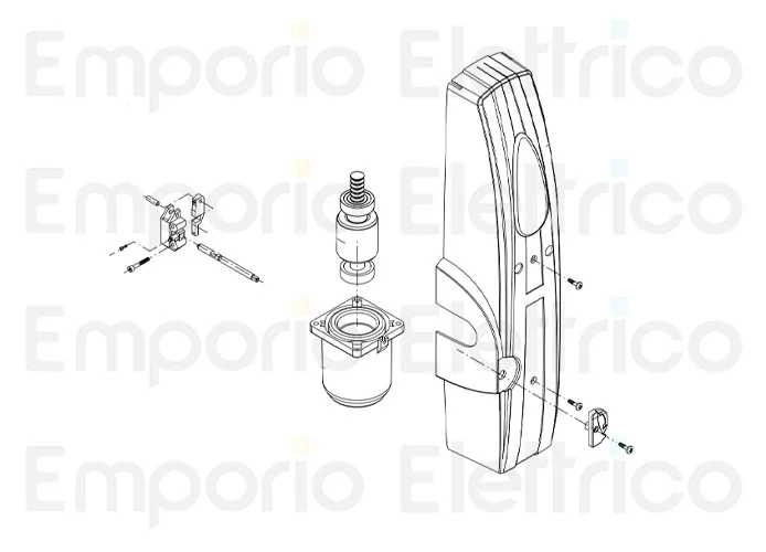 beninca ricambio calotta forata motore 900 rpm x zedl-rie 9686523