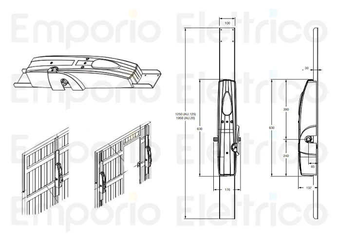 beninca pagina ricambi per motore zed.ri dx