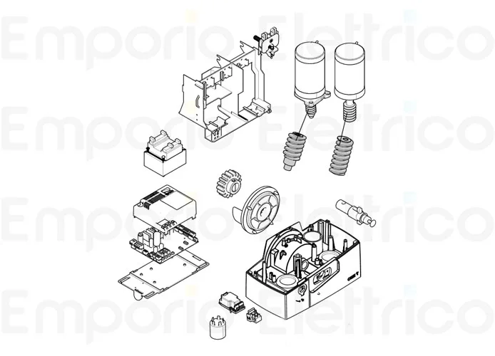 came ricambio gruppo motore bxv10 v.1 88001-0290