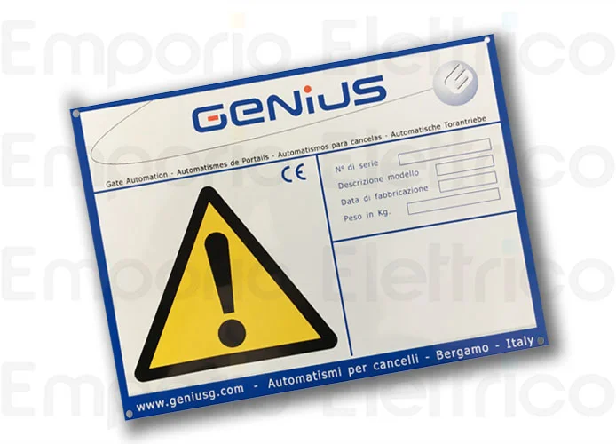 genius cartello logo genius 6100018