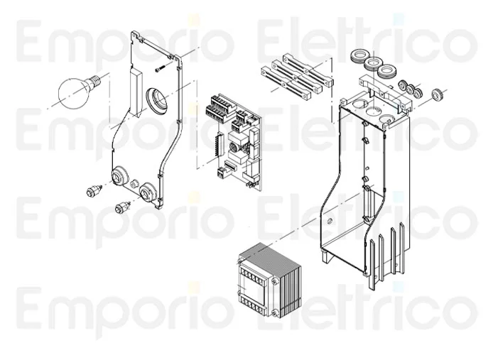 beninca ricambio centrale x zed-24-ri 968601005