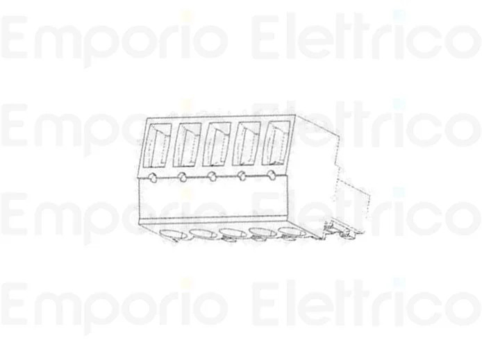 came ricambio morsettiera agt a 4 poli 5pz 88040-0063