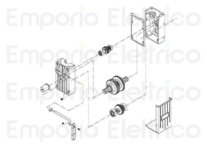 beninca ricambio carter protezione abs x au.45/l 9686003