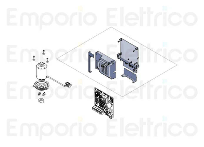 genius ricambio supporto scheda blizzard/c734 6020660