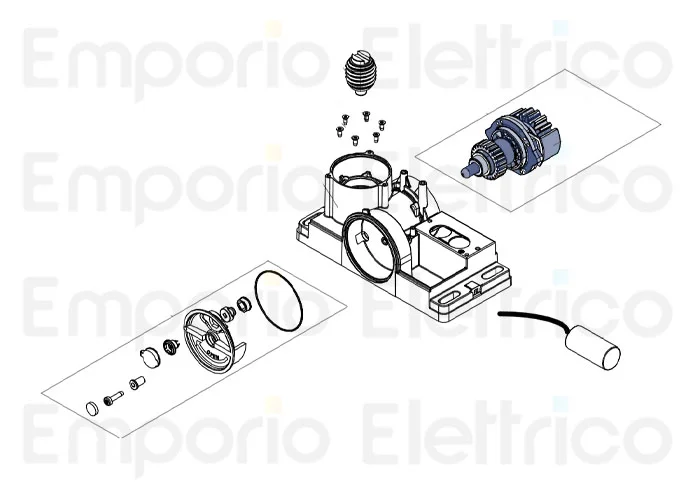 genius ricambio gruppo albero lento blizzard 5-9 6020657