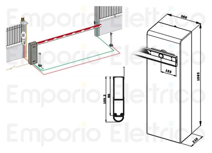 genius pagina ricambi per barriere spin 424
