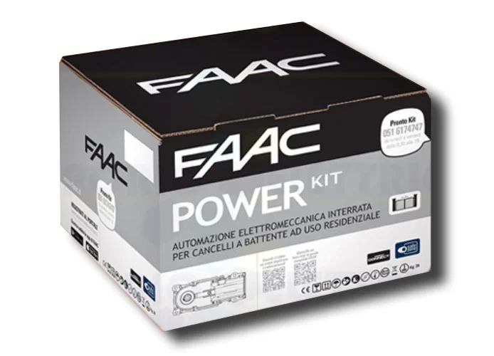 faac kit automazione power 24v dc power kit safe 106747445