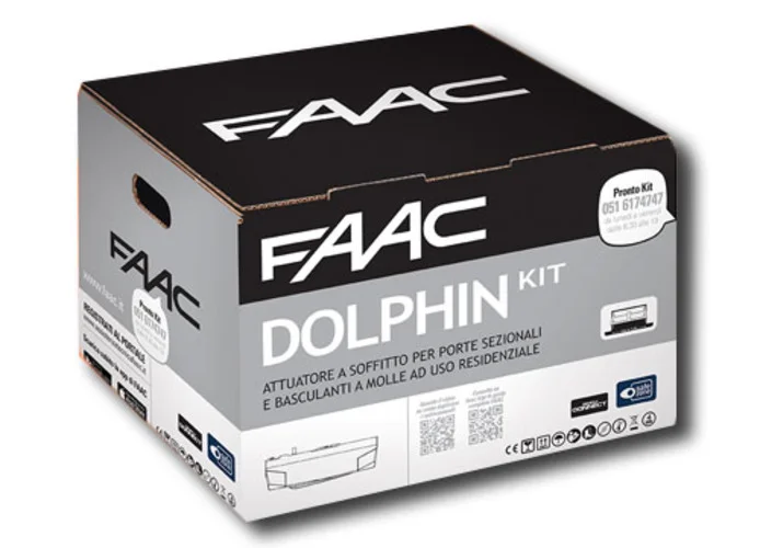 faac kit automazione dolphin 24v dc dolphin kit safe 10566544
