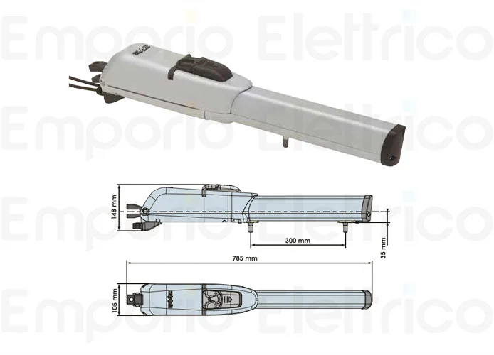 faac motoriduttore 413 ls 24v dc 1044141 