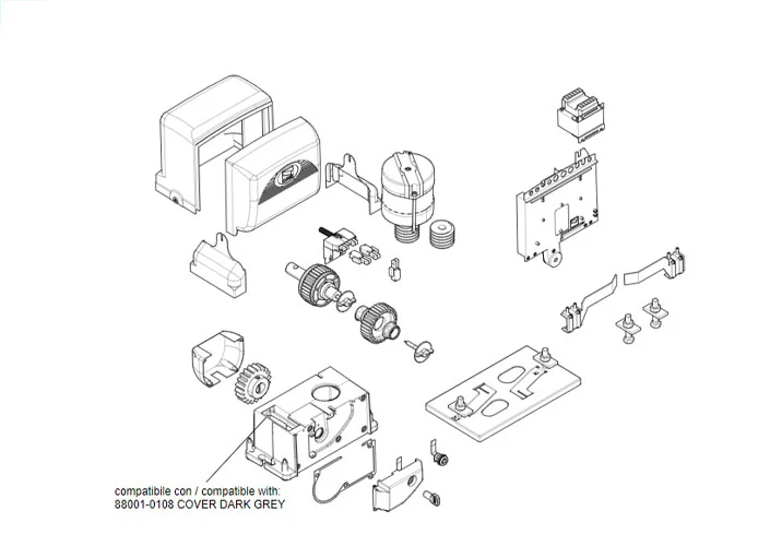 came pagina ricambi per motore bx-241