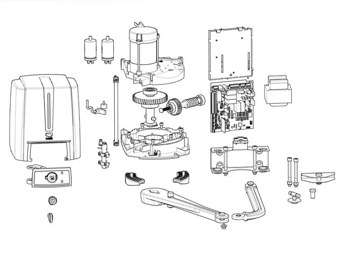 came pagina ricambi per motore 001fa40230cb fa40230cb