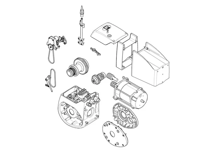 came pagina ricambi per motore 001c-bxek c-bxek