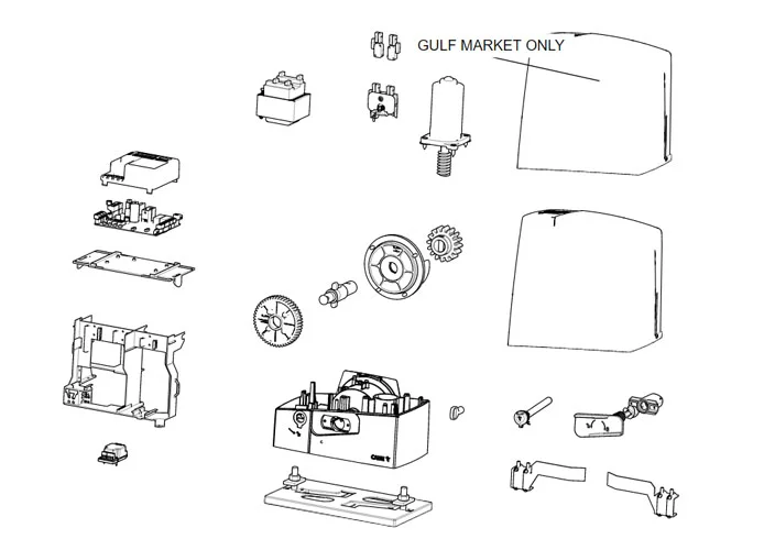 came pagina ricambi per motore bxv08als bxv08ags 801ms-0210