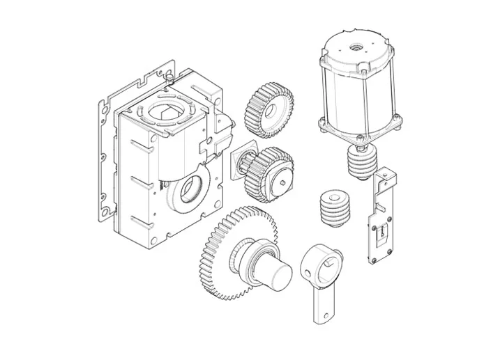 came pagina ricambi per barriere gearmotor-g2500