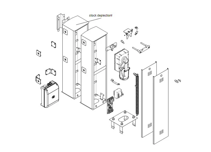 came pagina ricambi per barriere g2500-g2500n