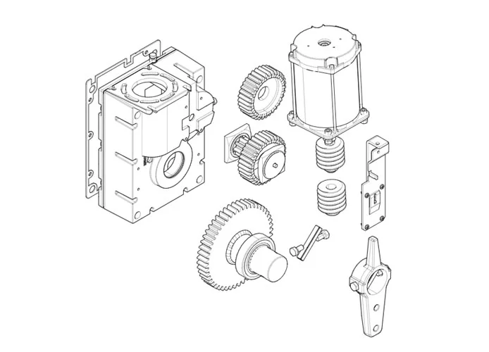 came pagina ricambi per barriere gearmotor-g6000