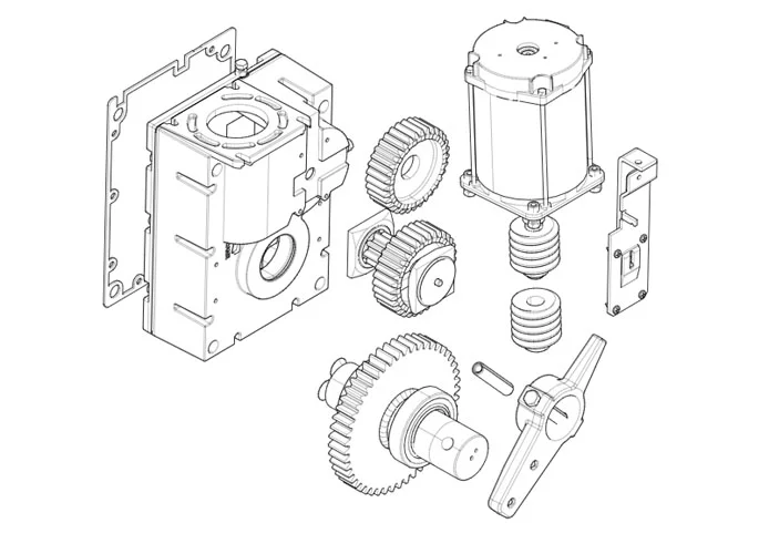 came pagina ricambi per barriere gearmotor-g4000