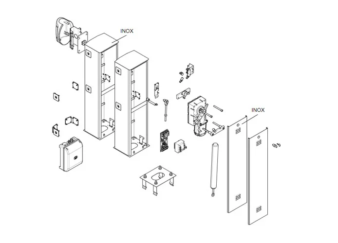 came pagina ricambi per barriere g3750-g3751 v.1 