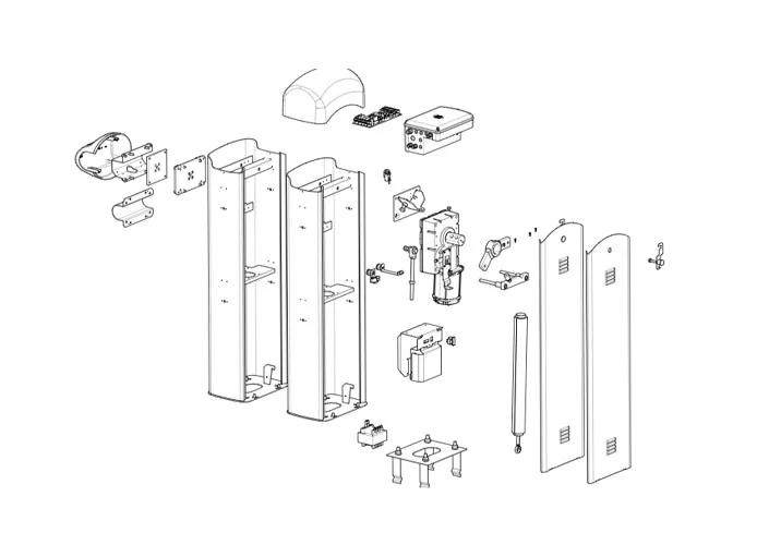 came pagine ricambi per barriere g3000-g3001